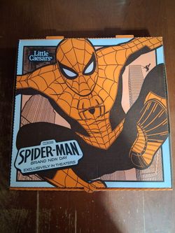Little Caesars Spider-Man Brand New Day Pizza Box