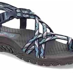 New Skechers Womens Reggae Trail Grazer Navy 9 M