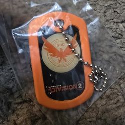 The Division 2 Dog Tag/ Keychain