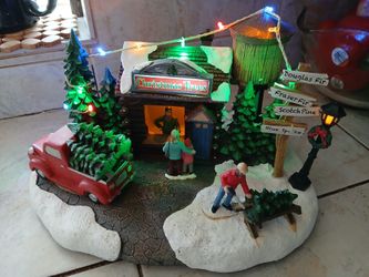 Vintage Holiday Time "Holiday Tree Lot"