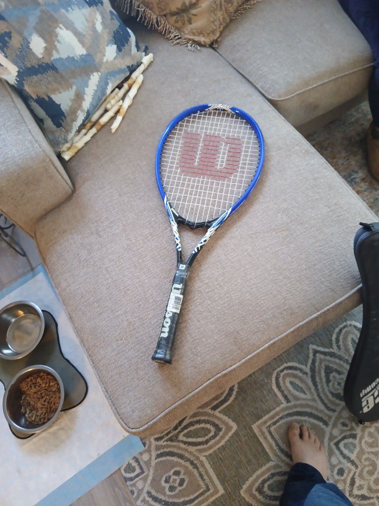 Brand New Wilson Tennis Racket Wrapper Still On Handle 