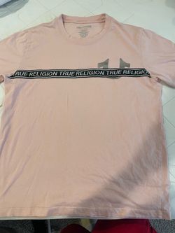 (!discontinued!) His&Hers Unisex True Religion Pink Graphic T-Shirt