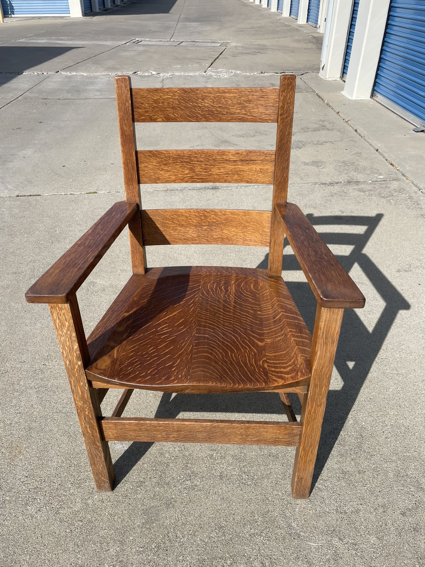 Antique Quarter Sawn Oak Chair