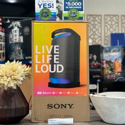 6457636 Sony XP500 Portable Bluetooth Speaker Water Resistance 