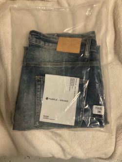 Purple jeans