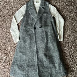 Lady’s Wool sweater vest Plus cashmere sweater