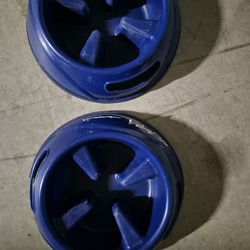 Slow feeder dog food bowls