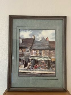 Antique Style Fruit Market Wall Art