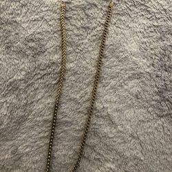 Solid Gold 22” Chain