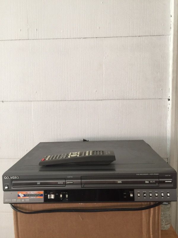 Go Video DVD and VHS recorder and player.