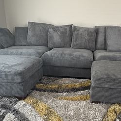 Grey 5 Piece Sectional