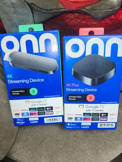 Brand New Onn Google TV Boxes ( Fully Loaded)