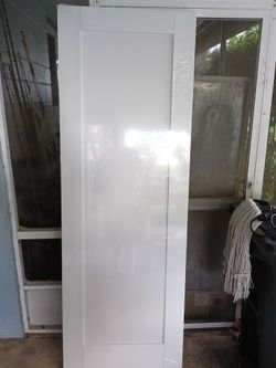 Solid mdf single panel door