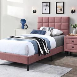 Twin Bed Frame With Mattress 