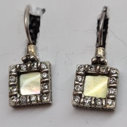 VINTAGE ART DECO CUBE MARCASITE 