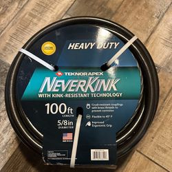 Brand New NeverKink Teknor Apex 5/8-in x 100-ft Heavy-Duty Kink Free Vinyl Gray Coiled Hose $30 PRICE IS FIRM 