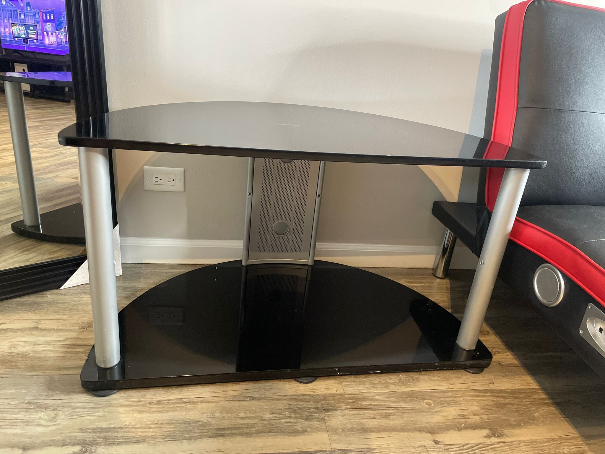 Glass TV Stand