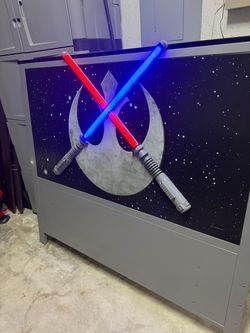 Star Wars Rebel Alliance Lightsaber Headboard