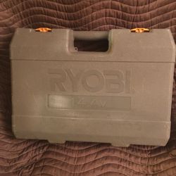 A Vintage RYOBI 14.4 Volt Empty Hard Plastic Carrier Case For Flashlight Drill Charger And Battery $20.00