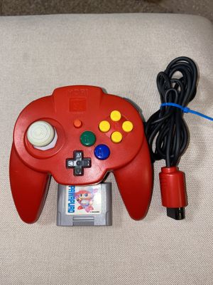 Photo Official Red Hori Mini Pad for N64