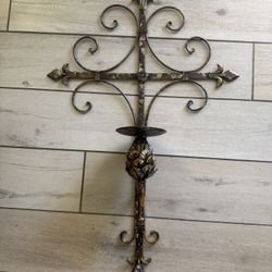 Cross Candleholder (Greenway Road And Cave Creek Road)