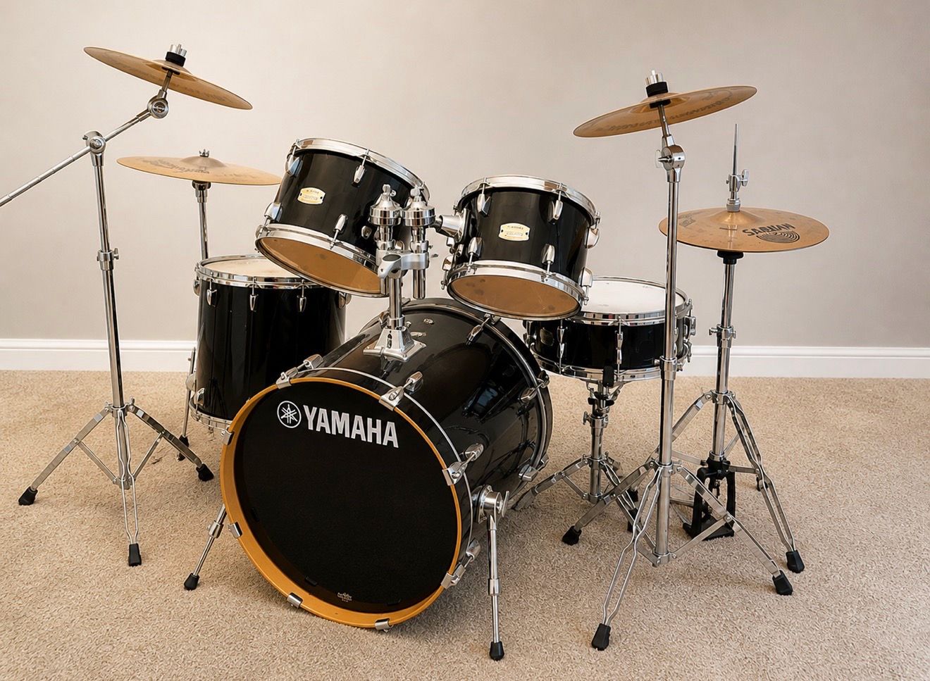 Yamaha Drum Set w/ Sabian Cymbals โ Full Kit