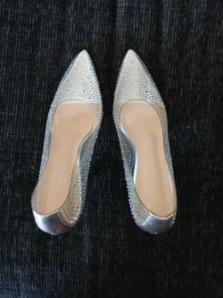 Clear With Diamond Studs Pumps