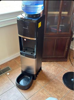 primo water cooler w pet dispenser bowl