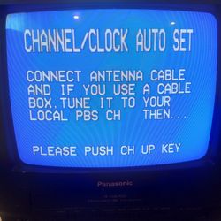 TV  YEAR 2000 -13 inch  Working Condition (Panasonic)