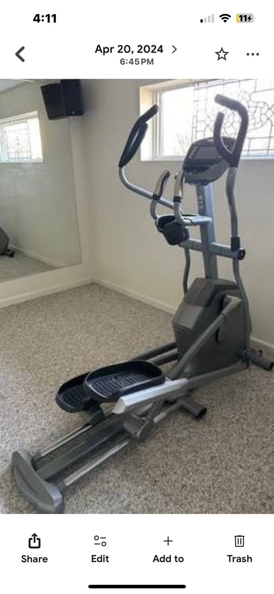 Vision Fitness X30 Elliptical Trainer