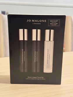 Jo Malone Men's Cologne Travel Gift Set ($125 value) 10ml x 3. Authentic & New. Hot Scent!