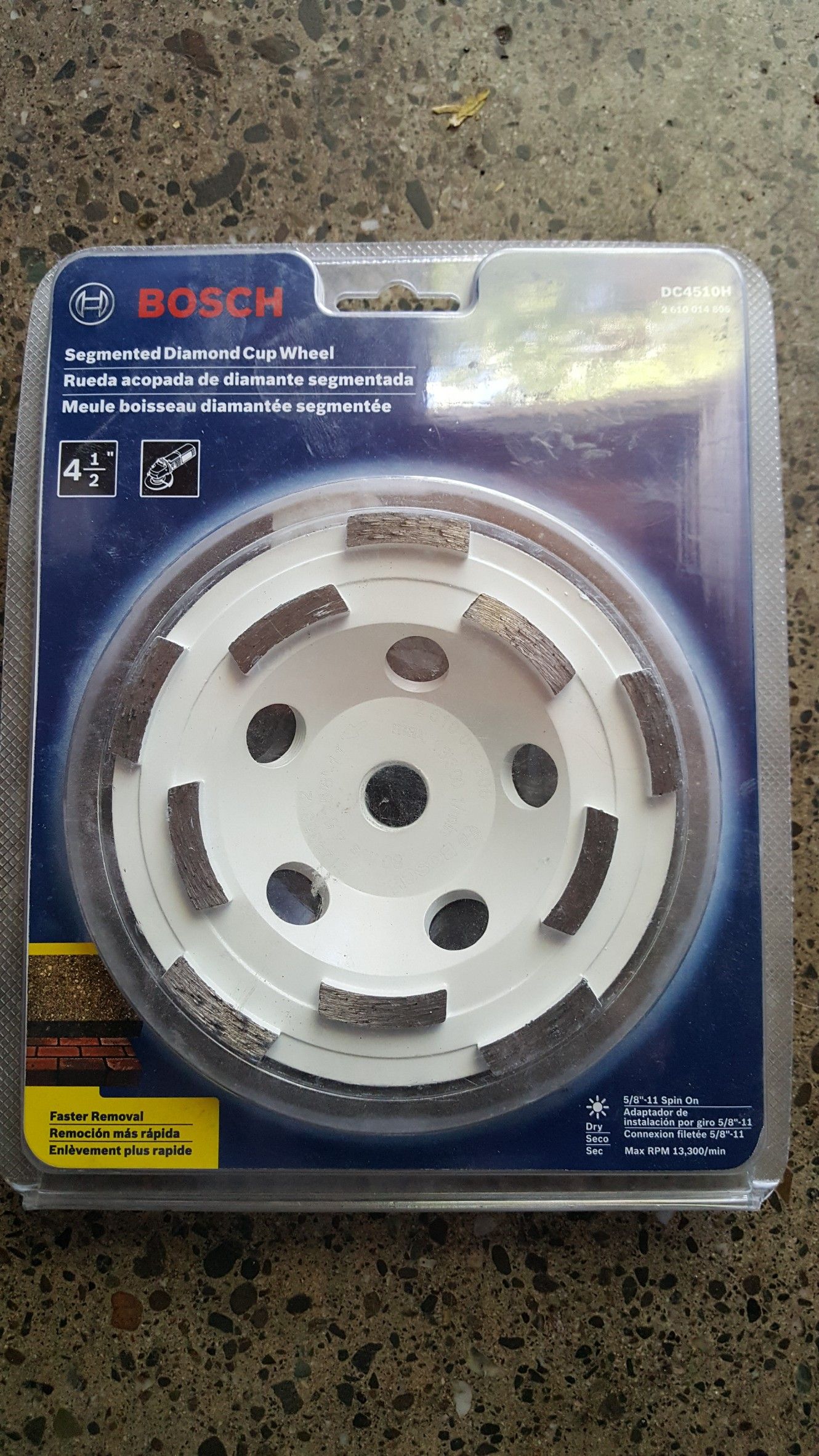 Bosch Diamond Cup Wheel (new on original jacket)