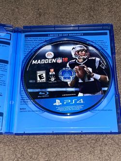 Opened Case PlayStation PS5 PS4 Madden NFL 18 Football