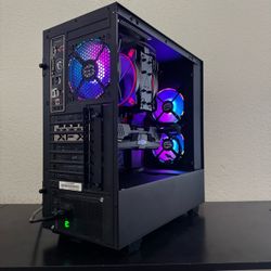 Custom AMD Gaming PC Computer (Ryzen 5 3600, RX 5700XT = RTX 3060 Ti, 16GB RAM, 500GB NVMe + 1TB HDD)