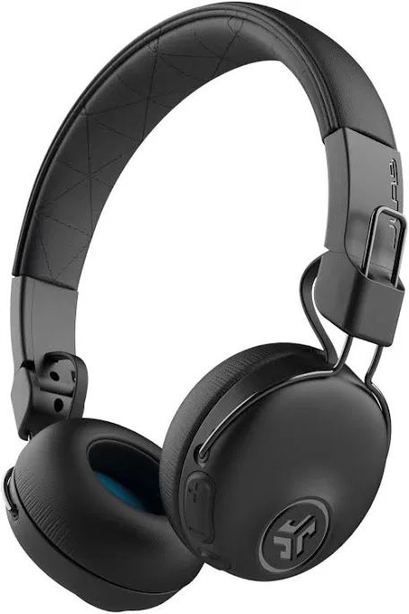 JLab Studio Bluetooth Wireless On-Ear Headphones | 30+ Hour Bluetooth 5 Playtime | EQ3 Sound | Ultra-Plush Faux Leather & Cloud Foam Cushions | Track