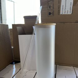 25Oz Glass Cup For UV DTF WRAP OR SUBLIMATION