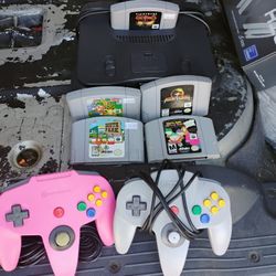 Nintendo 64 with 5 Games.