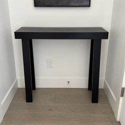 Black Entryway Table 
