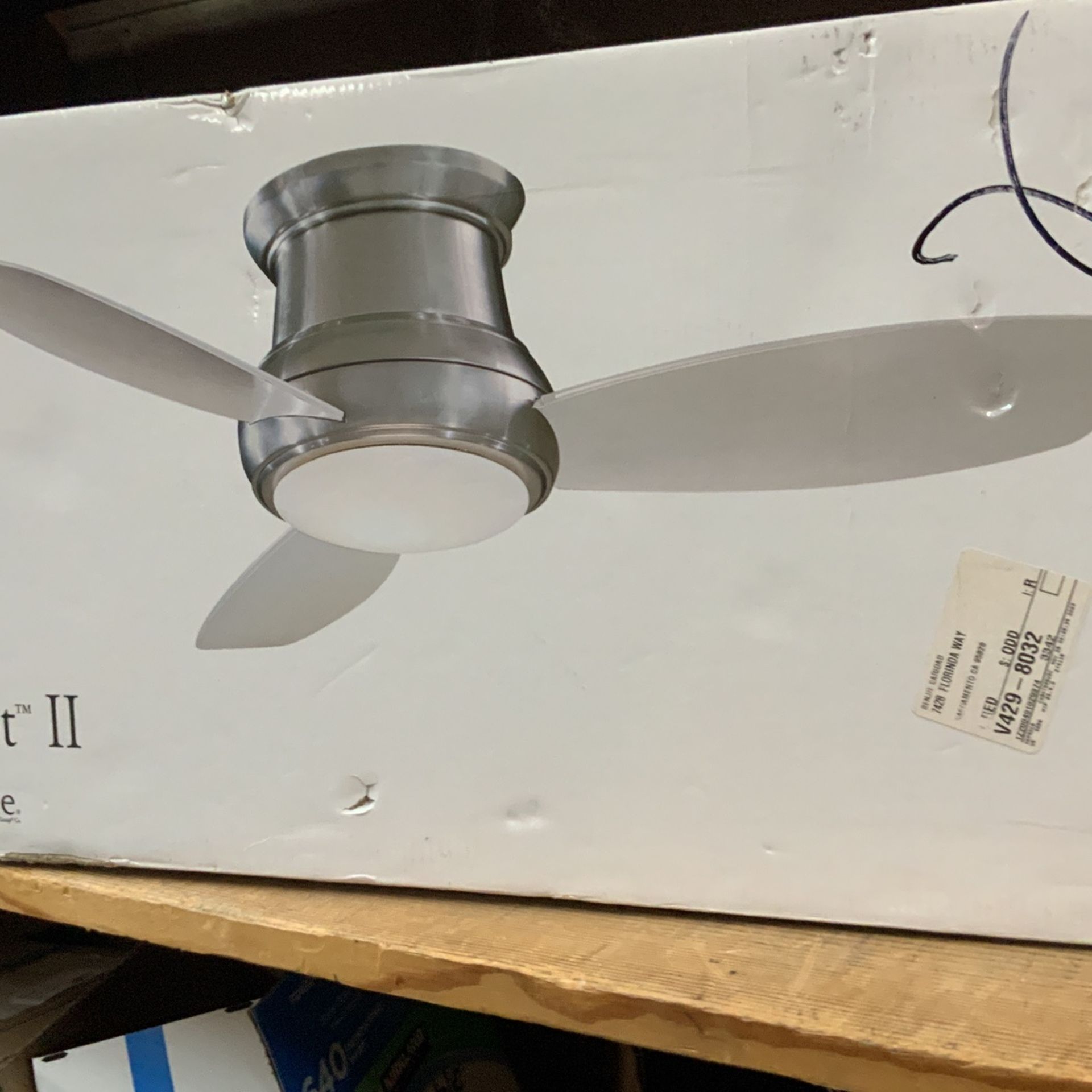 Minka Air Fan Brand New Retails $279.50. Brand New Never Opened
