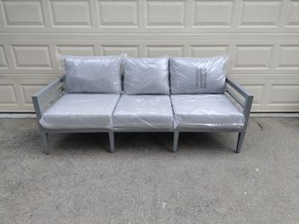 Outdoor patio deep seating couch