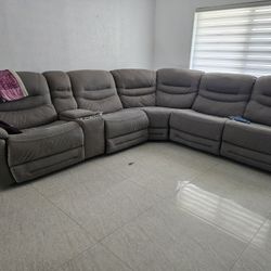 Recling Power Sectional Sofa