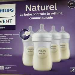 Philips Avent Natural Baby Bottles with Natural Response Nipples