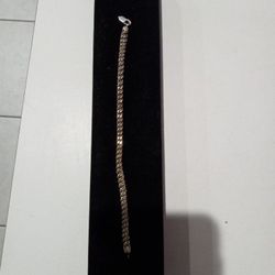 14 Karat Gold-plated And Silver Bracelet