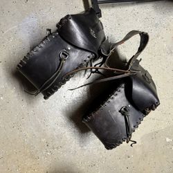 Leather  Motorcycle Side bags 