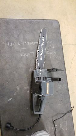 14" craftsman saw. Plug in