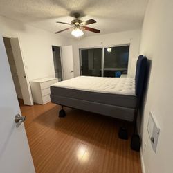 Queen Matress with headboard