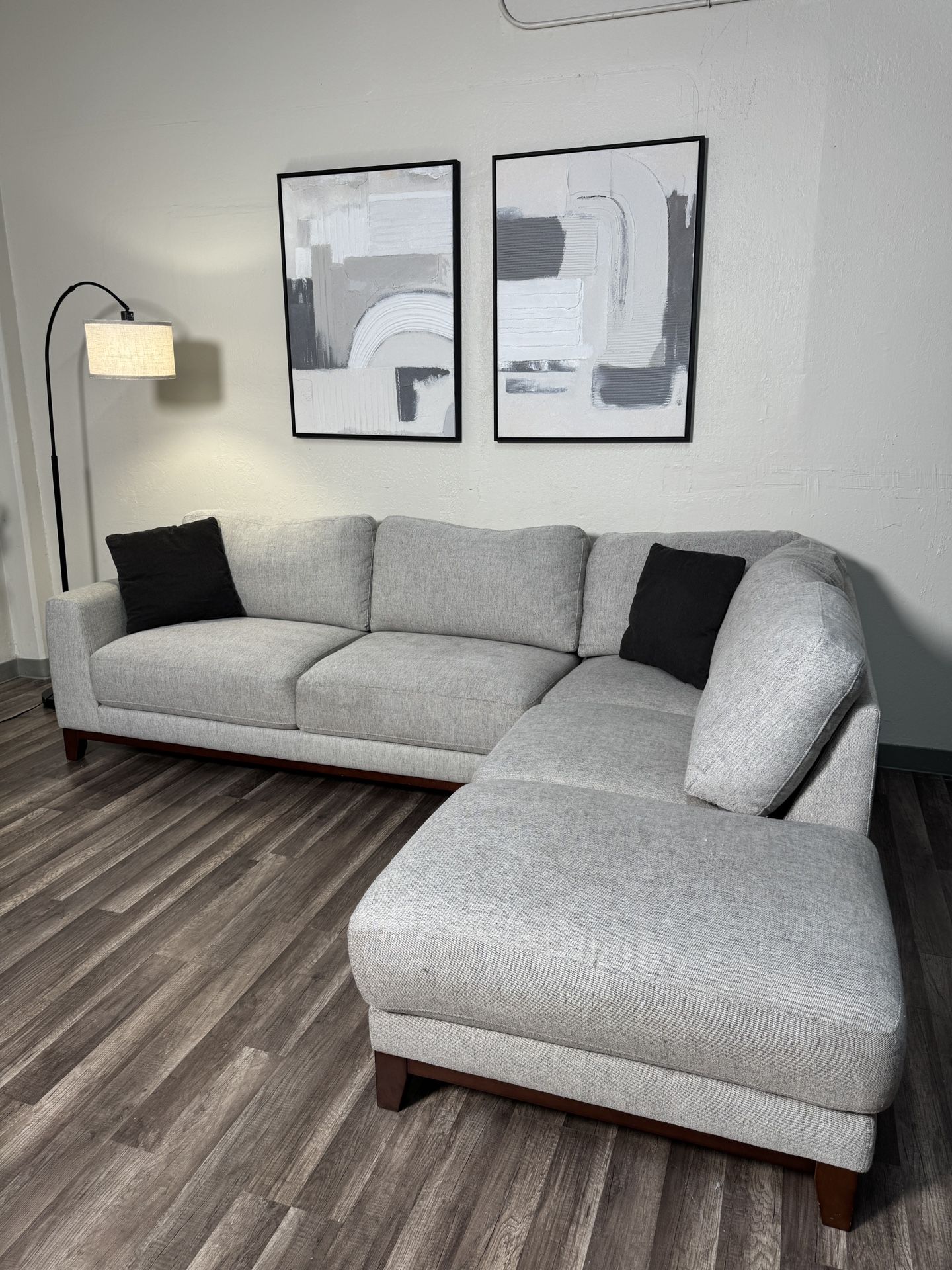 FREE DELIVERY Light Gray Sectional Couch Ikea Sofa