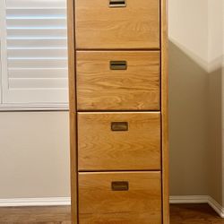 File Cabinet-Wood