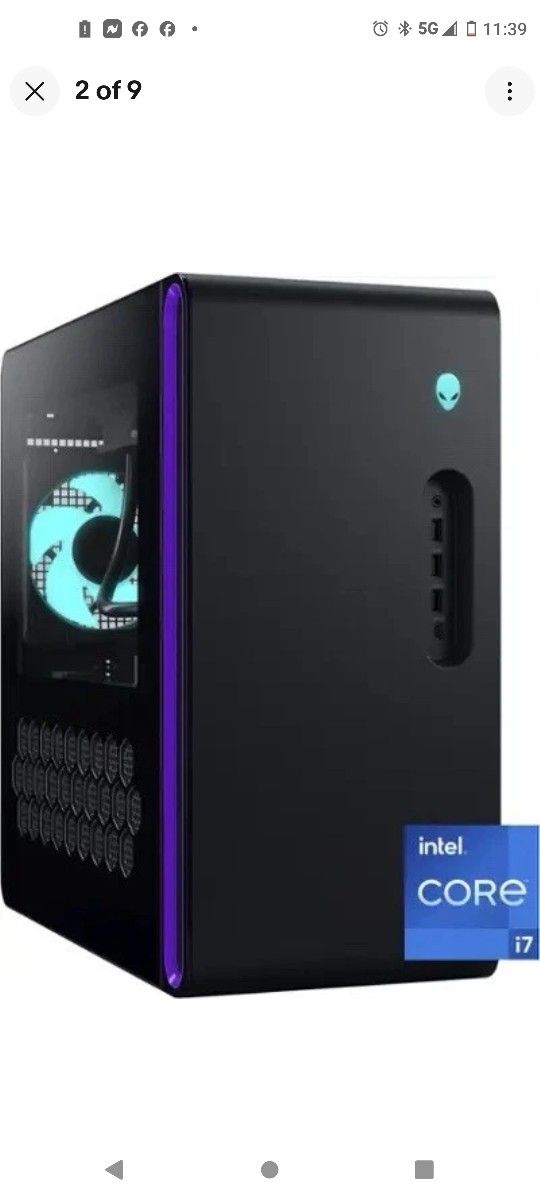 The Alienware Aurora R16 is a high-performance desktop computer designed for gaming and office tasks. Featuring an Intel Core i7 13th Gen. processor,
