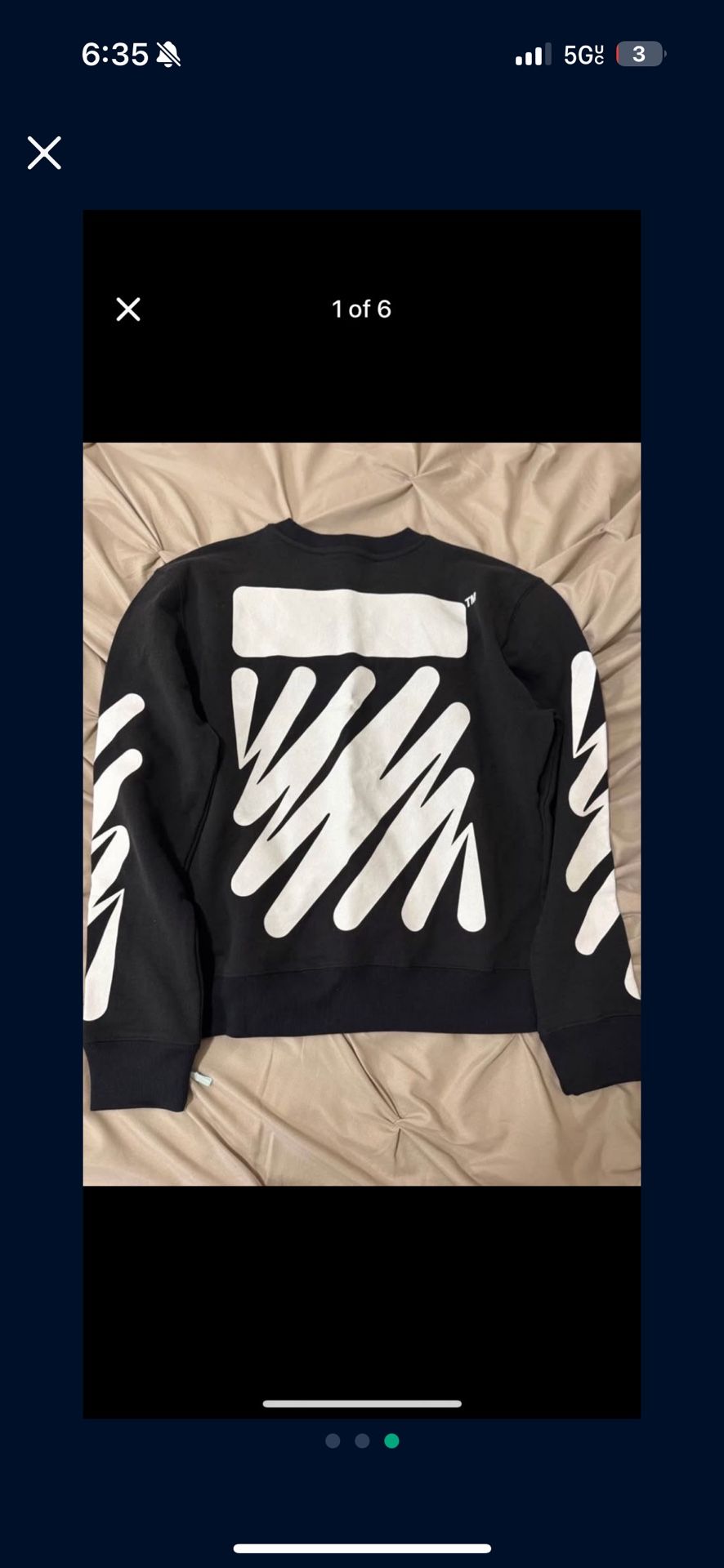 off white sweater